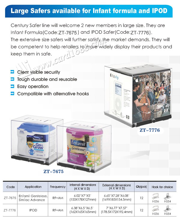 Product Type: ZT-F7675 (Infant formula/electronic products safer)
