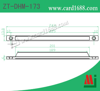 型号: ZT-DHM-173 (车牌电子标签)