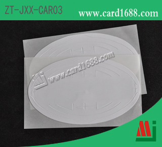 椭圆挡风玻璃标签(产品型号:ZT-JXX-CAR03)