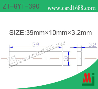PCB超高频抗金属标签:ZT-GYT-390