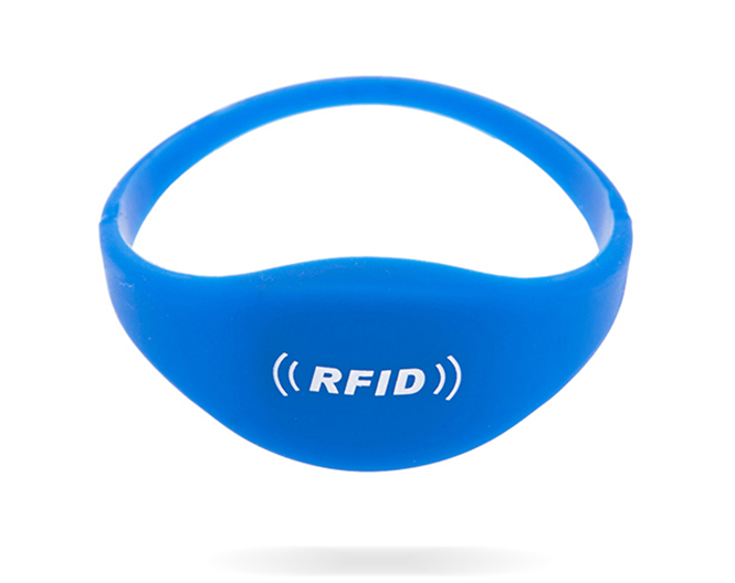 RFID扁圆硅胶腕带