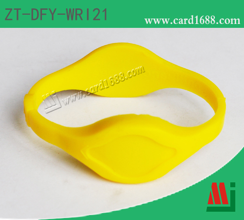 RFID双头硅胶腕带标签
