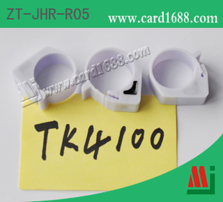 型号: ZT-JHR-R05 RFID 鸡脚环 (开环)